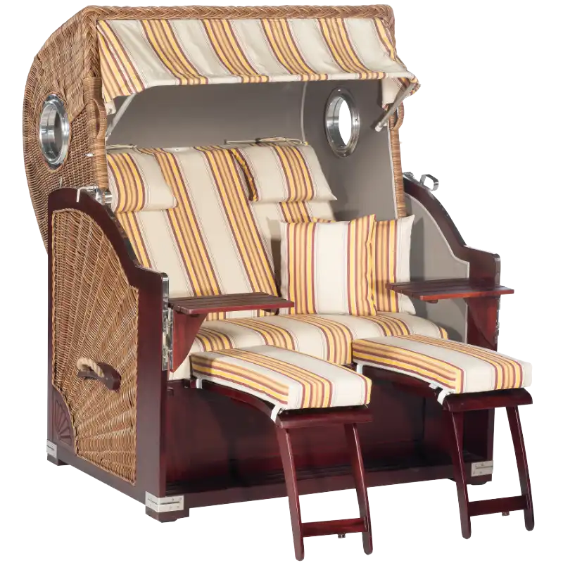 Strandkorb Rustikal 500 PLUS Comfort 1159 / taupe