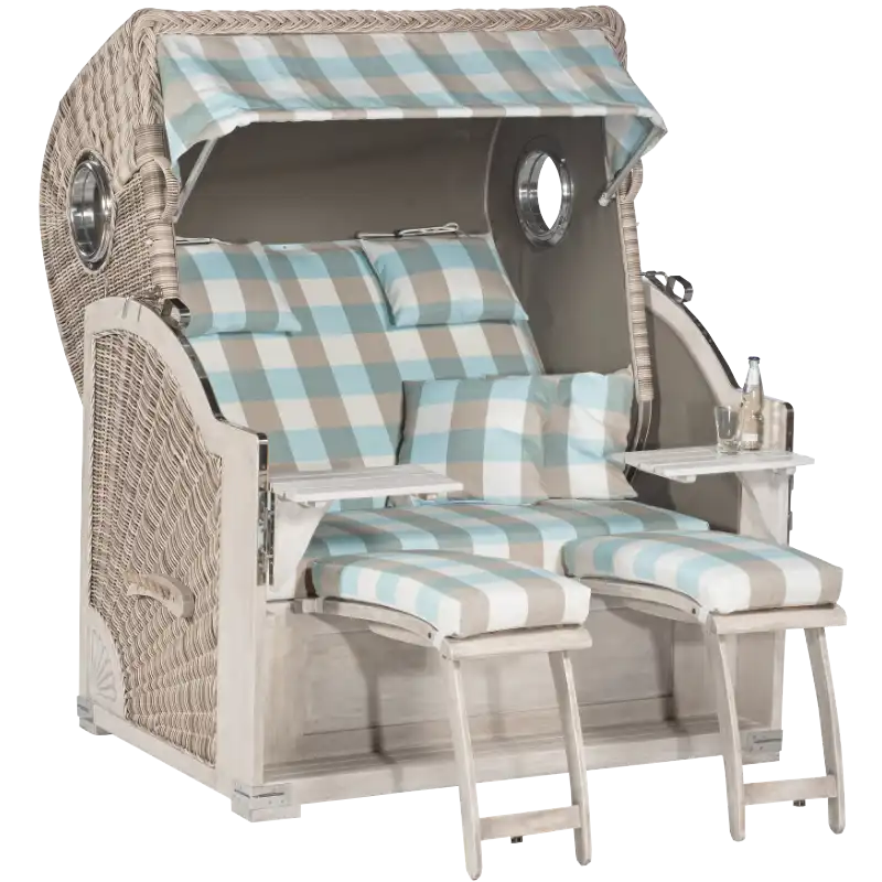Strandkorb Rustikal 500 PLUS Comfort 1212/taupe