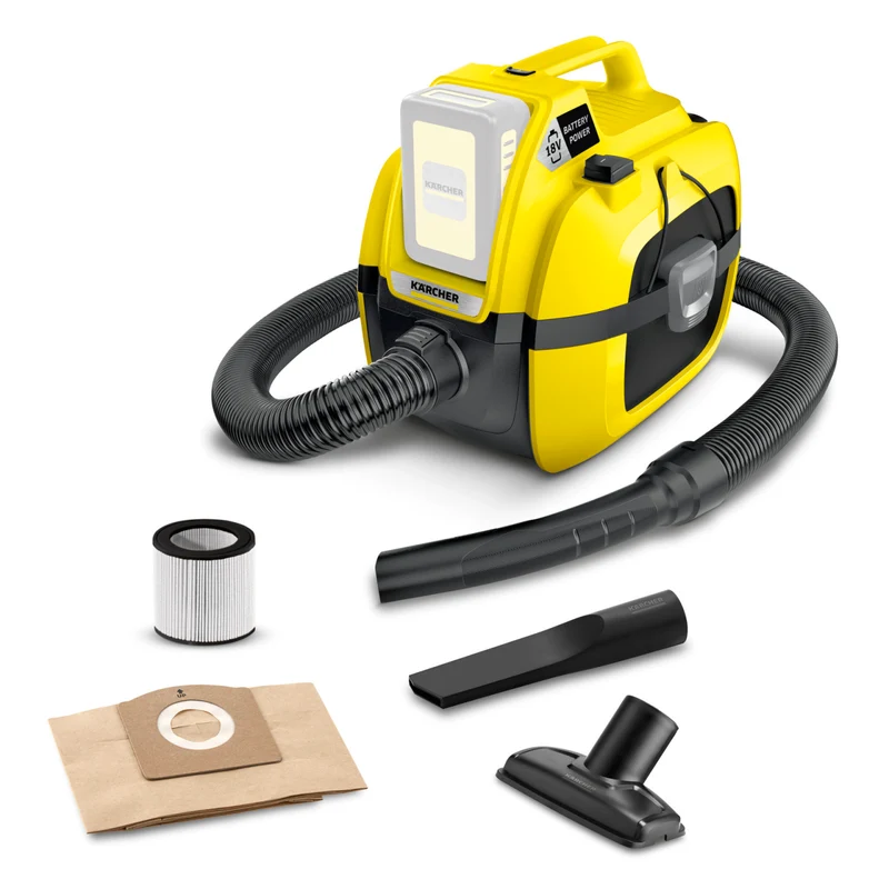 Akku-Mehrzwecksauger WD 1 Compact Battery - Grundgerät ohne Akku und Ladegerät