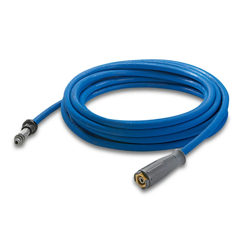 Hochdruckschlauch Lebensmittel, 10 m, 400 bar, 1 x M22 x 1,5 / 1 x AVS-Anschluss