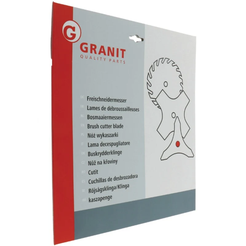 GRANIT 3-Zahn Dickicht-Mulchmesser Gewicht 840 g