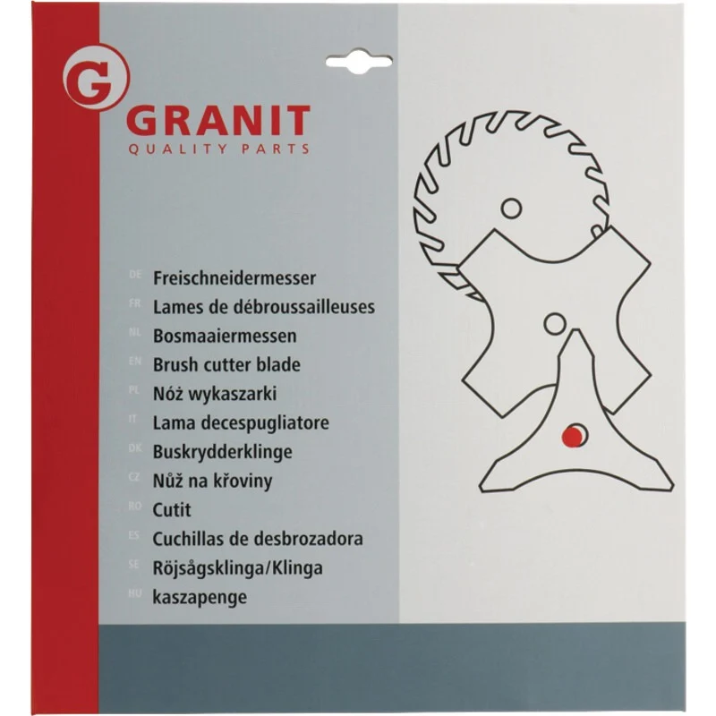 GRANIT 3-Zahn Dickicht-Mulchmesser Gewicht 520 g