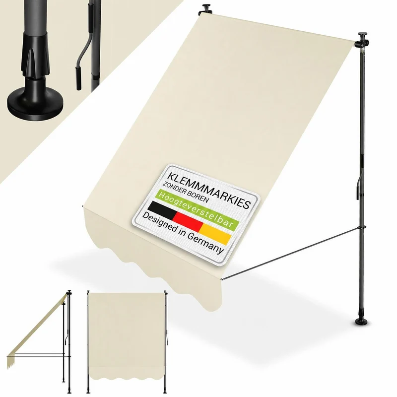 Klemmmarkise Kapstadt mit Handkurbel