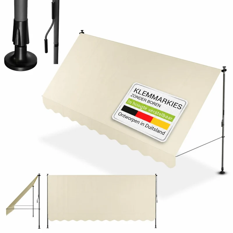 Klemmmarkise Kapstadt mit Handkurbel