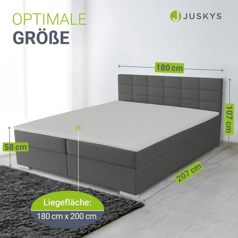 Boxspringbett Seattle - Malmo-Stoff