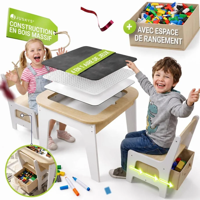 Spieltisch mit zwei Stühlen Milou