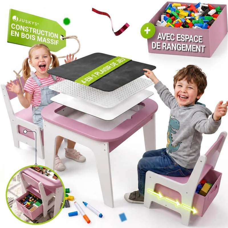 Spieltisch mit zwei Stühlen Milou