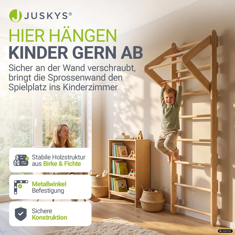 Sprossenwand für Kinder