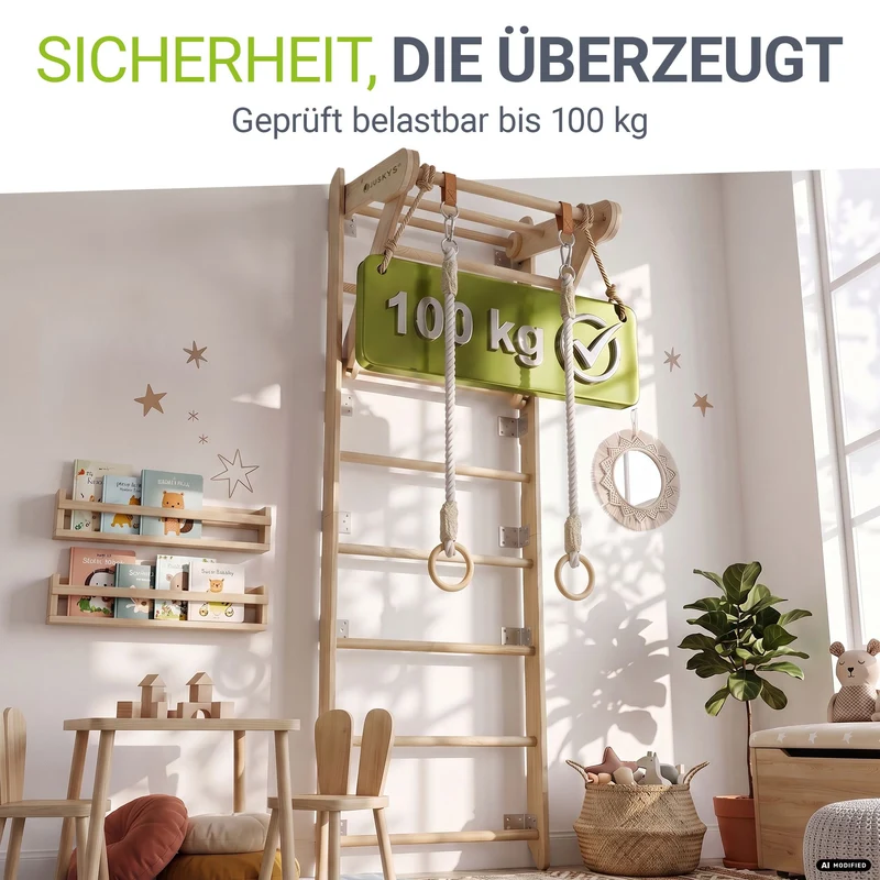 Sprossenwand für Kinder