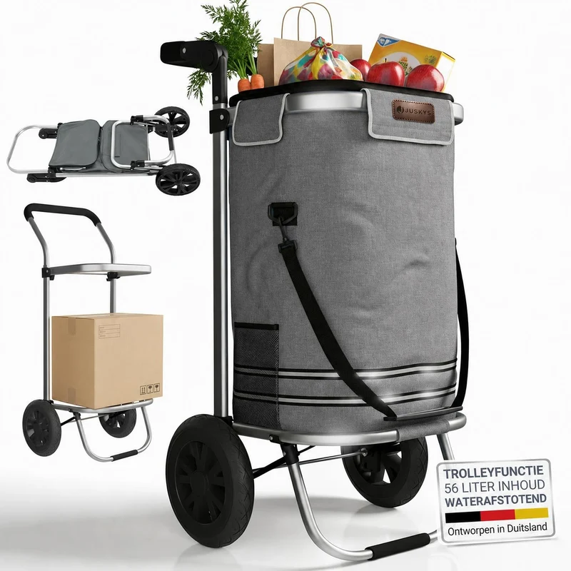3in1 Einkaufstrolley - 56 L Kapazität