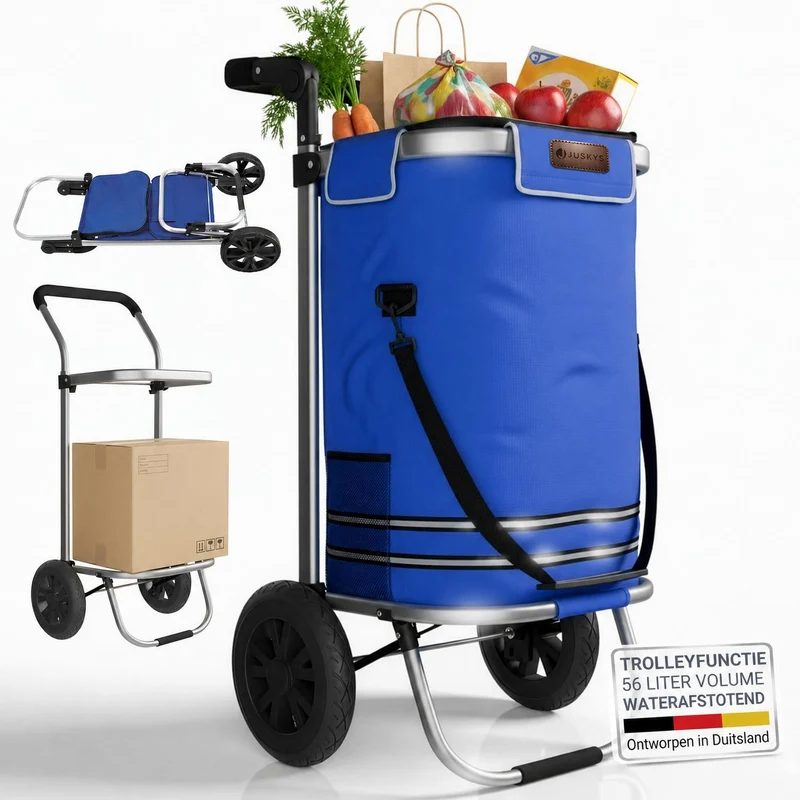 3in1 Einkaufstrolley - 56 L Kapazität