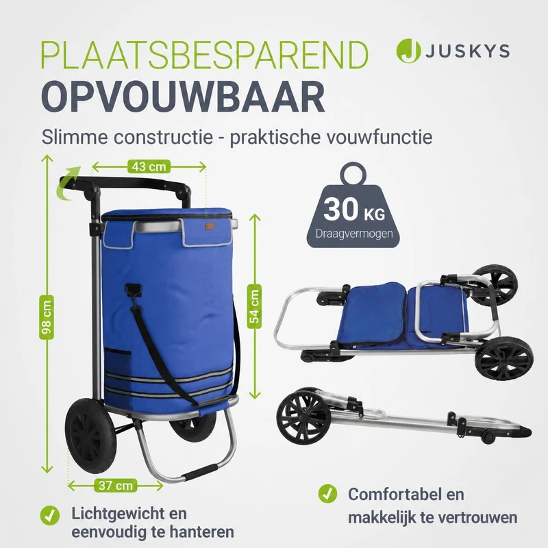 3in1 Einkaufstrolley - 56 L Kapazität