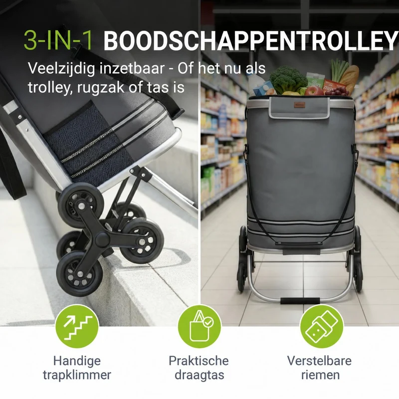 Einkaufstrolley Treppensteiger