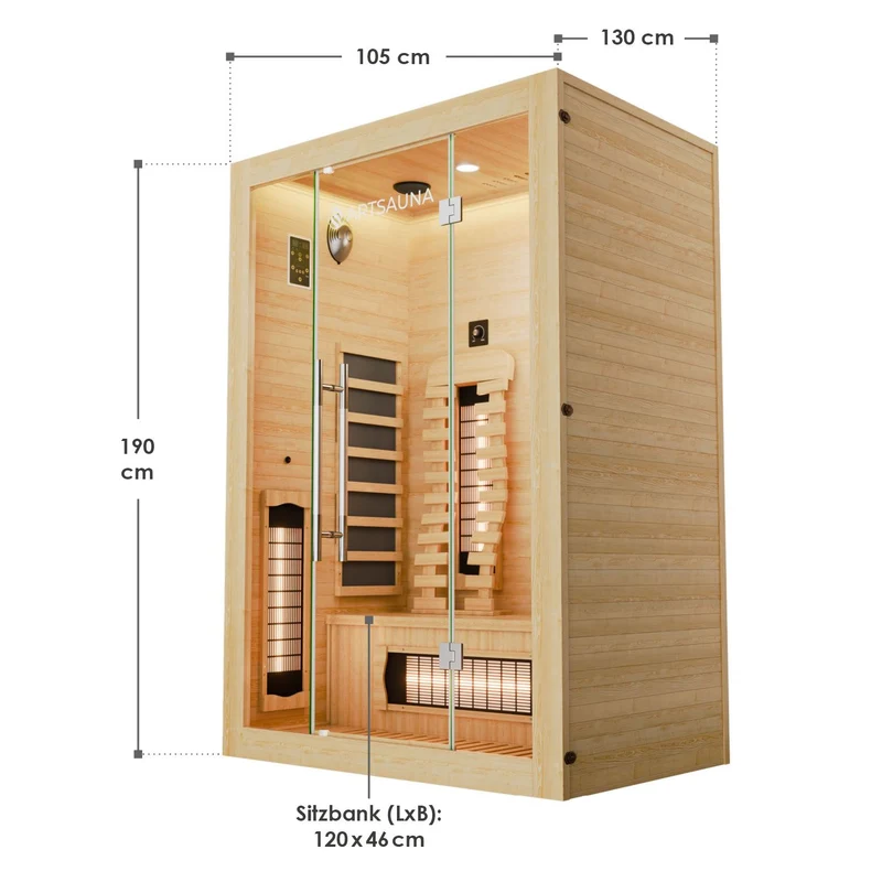 Infrarotkabine Kiruna 130 Premium