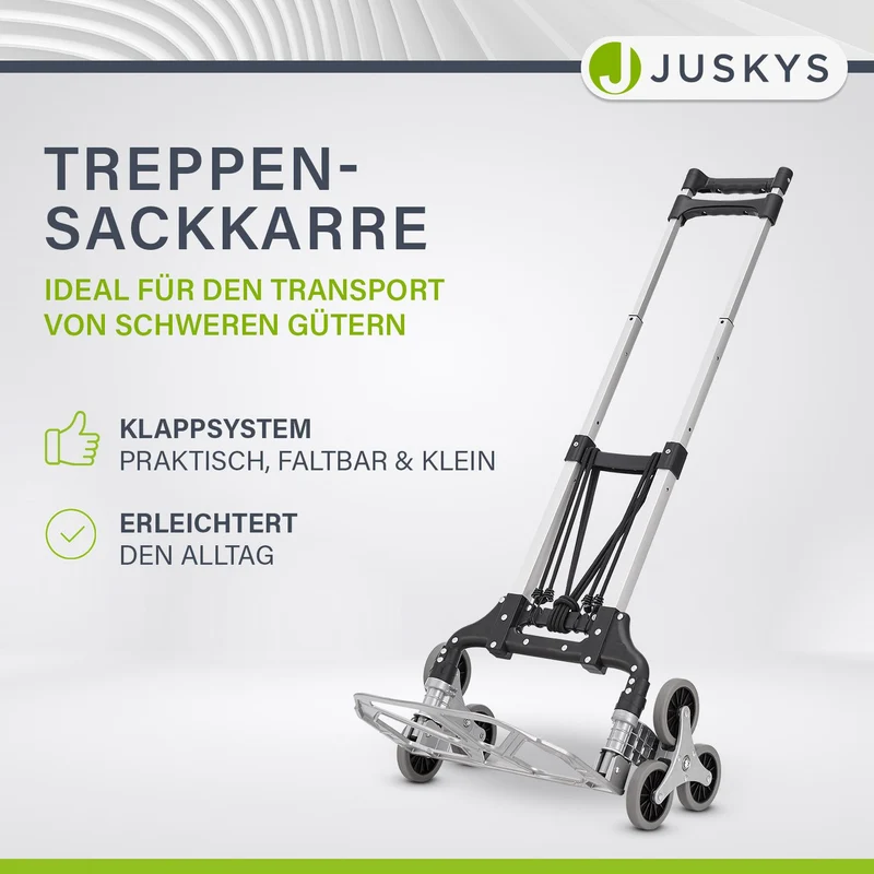 Klappbare Treppensackkarre bis 80 kg