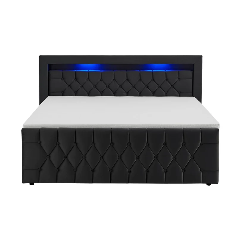 Boxspringbett Leona - Samt