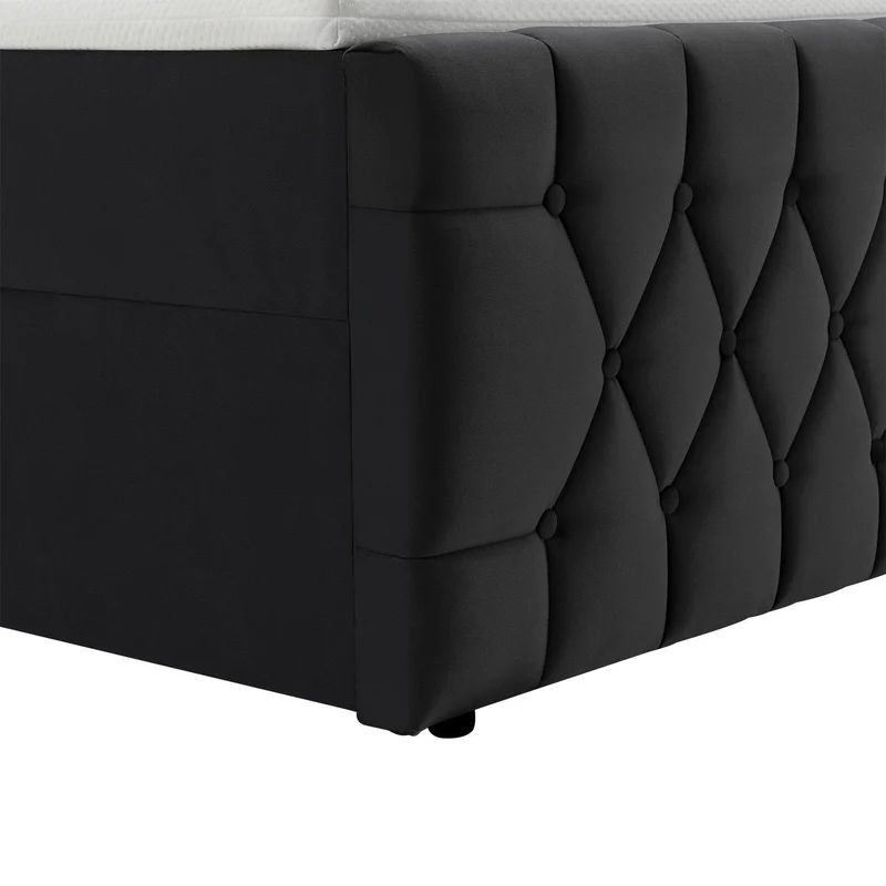 Boxspringbett Leona - Samt