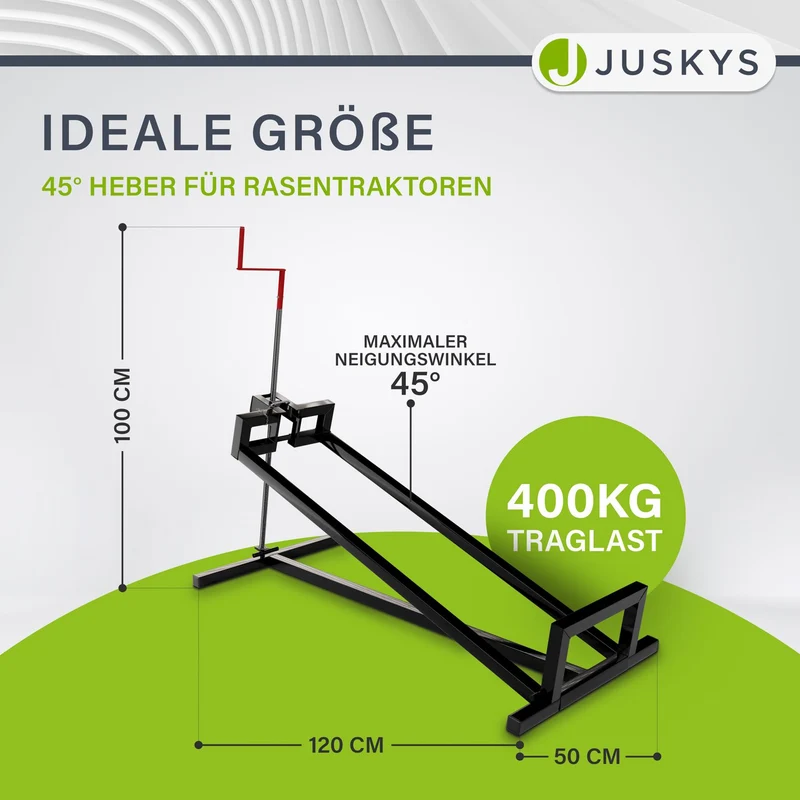 Rasentraktorheber bis 400 kg