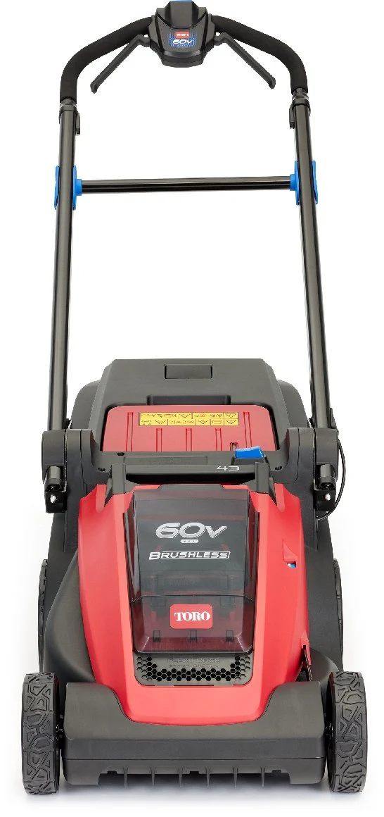 Toro Akku-Rasenmäher eMulticycler eL43VST 43 cm Rasenmäher - Set mit 4 Ah Akku und Ladegerät
