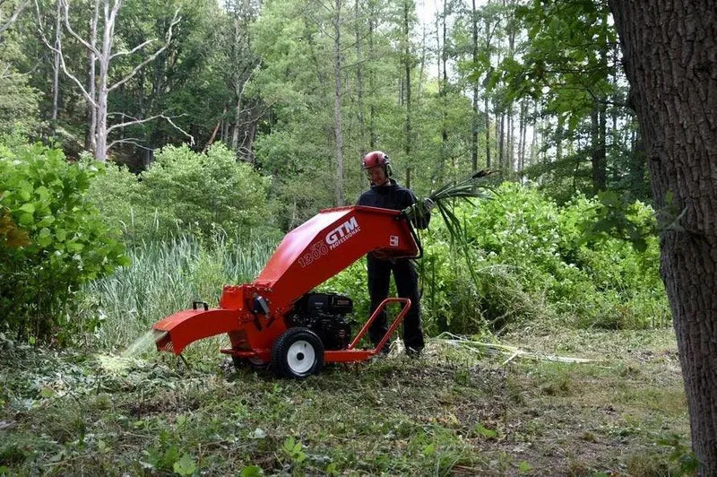 GTM Professional Benzin-Häcksler GTS1300CTO - mit drehbarem Auswurf