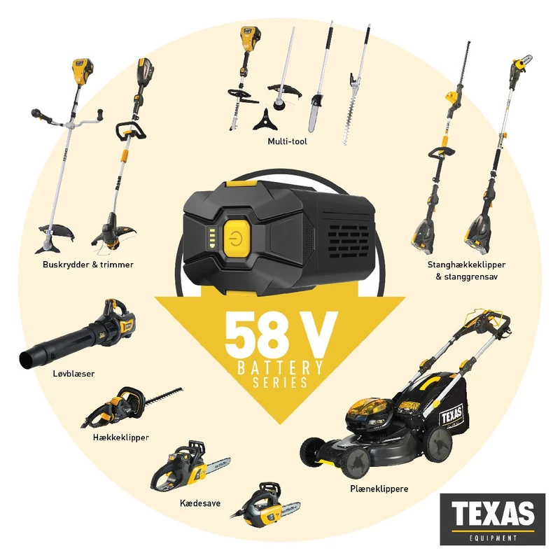 Texas Li-Ion Akku Kombi-System BMZ 5800 - ohne Akku und Ladegerät