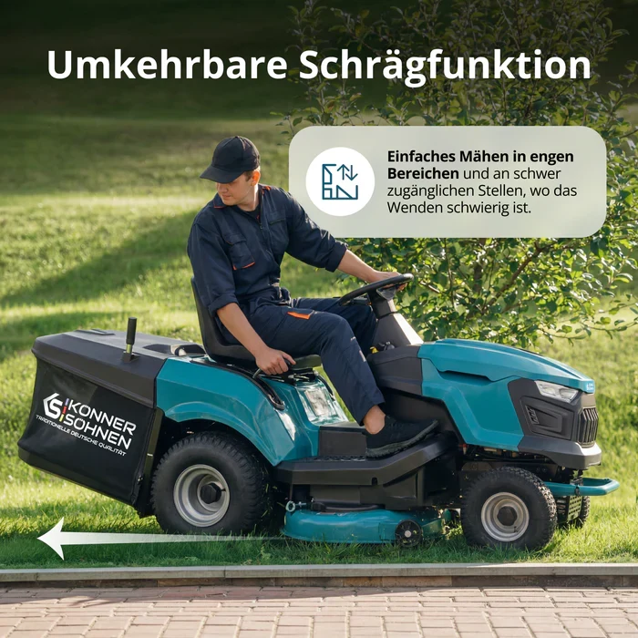 "Könner & Söhnen" Benzinrasentraktor KS 98TMG-H