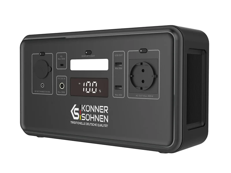 "Könner & Söhnen" Tragbare Powerstation LifePO4 KS 300PS - 294Wh