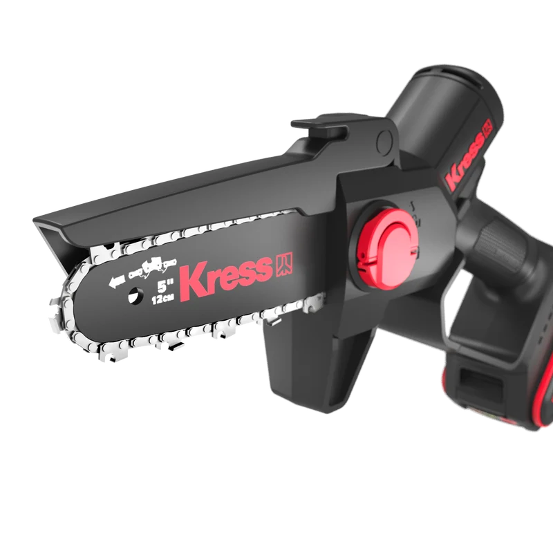 Kress 20 V 12 cm bürstenlose Einhand-Kettensäge