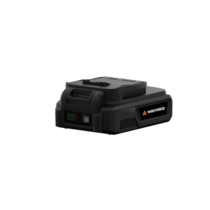 Yard Force 20V 4,0 Ah Lithium-Ionen-Akku AL C40B – Für CR20-Serie, Extra lange Laufzeit, Kompakt & Robust, Einfaches Wechselsystem