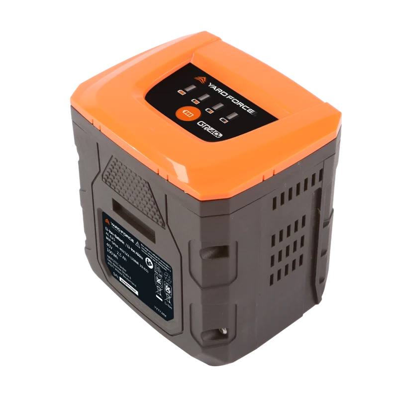 Yard Force 40V 2,5 Ah Lithium-Ionen-Ersatzakku AL G25 – Für GR40-Serie, Kompakt & Robust, Einfaches Wechselsystem