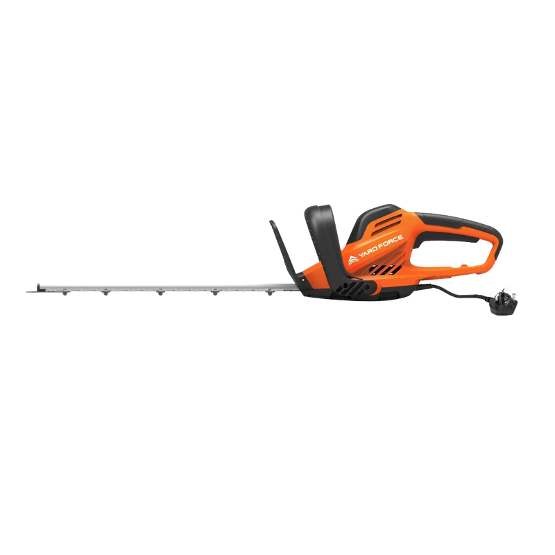 Yard Force 450W Elektro-Heckenschere EH U55 – 45 cm Schnittlänge, 16 mm Zahnabstand, Ultraleicht (3,4 kg), Rundum-Handgriff