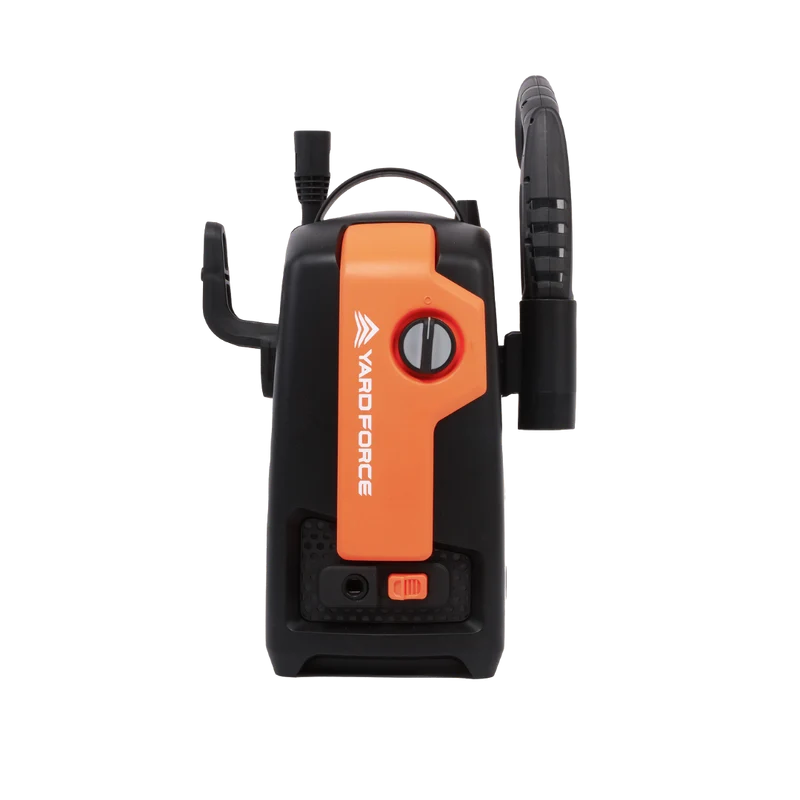 Yard Force 1600W Hochdruckreiniger EW U11E – max. 120 Bar, luftgekühlter Motor, inkl. Schaumsprühflasche & Zubehör, Kompakt & Leicht