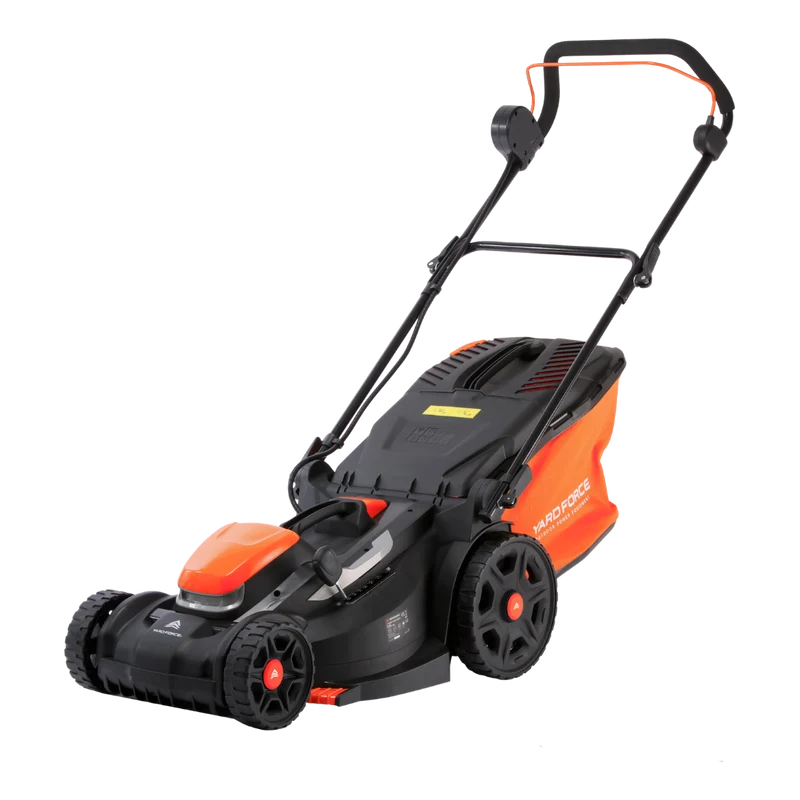 Yard Force 40V Akku-Rasenmäher LM G37A-EU – 37 cm Schnittbreite, Brushless Motor, inkl. 40V 2,5 Ah Akku & Ladegerät, One-Button Höhenverstellung, für bis zu 400 m²