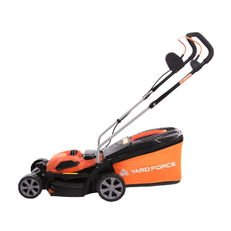 Yard Force 40V Akku-Rasenmäher LM G32 – 32 cm Schnittbreite, inkl. 40V 2,5 Ah Akku & Ladegerät, für bis zu 300 m², Ultraleicht (9,5 kg)