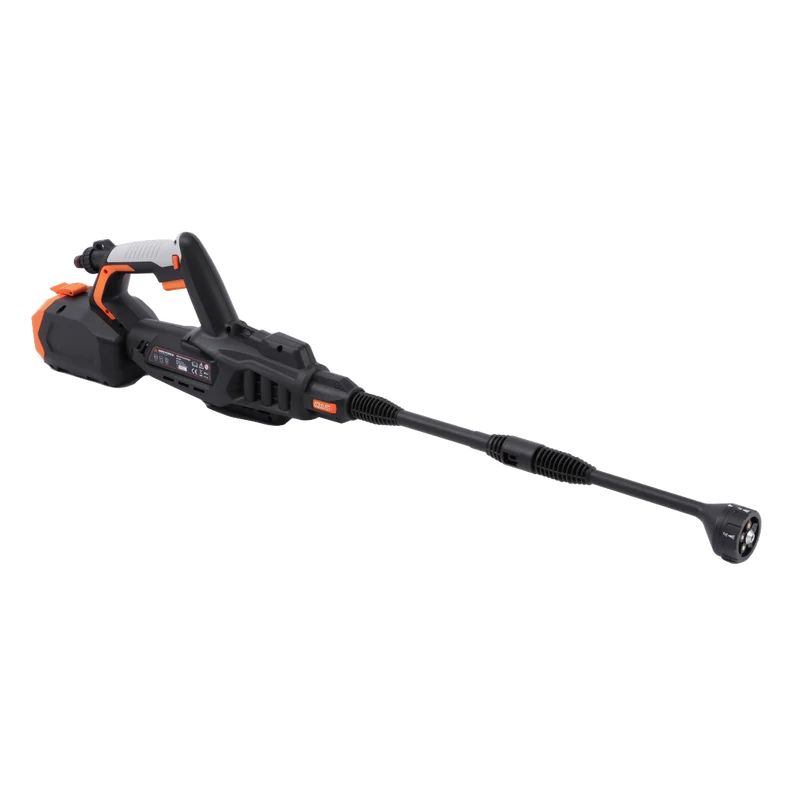 Yard Force 20V Akku-Mitteldruckreiniger LW C04 – 45 Bar & 360 l/h Fördermenge, inkl. 20V 4,0 Ah Akku & Ladegerät, 5-in-1 Düse, drehbarer Handgriff