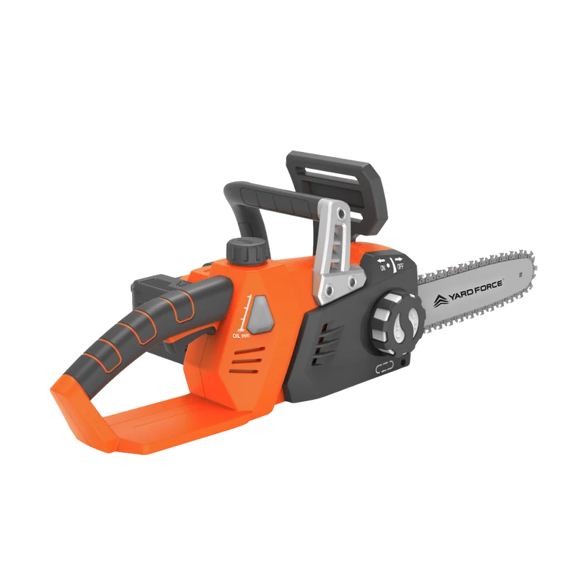 Yard Force 40V (2x20V) Akku-Kettensäge LS C35B – 35 cm Oregon Schwert & Kette, inkl. 2x 20V 2,0 Ah Akkus & Ladegerät, Werkzeuglose Kettenspannung