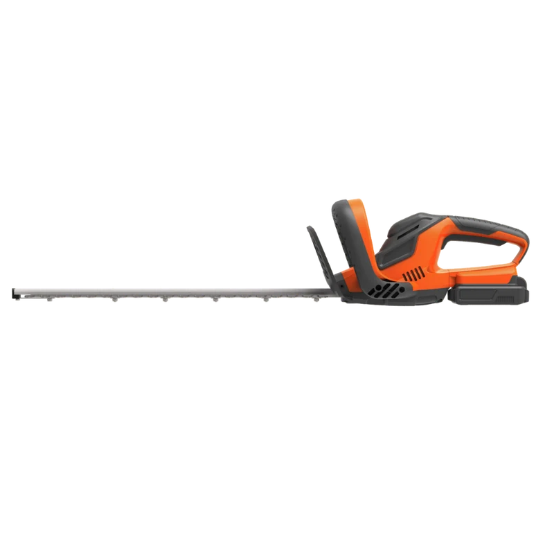 Yard Force 20V Akku-Heckenschere LH C45-EU – 51 cm Schnittlänge, 16 mm Zahnabstand, inkl. 20V 2,0 Ah Akku & Ladegerät, Elektronische Bremse & Messerschutz