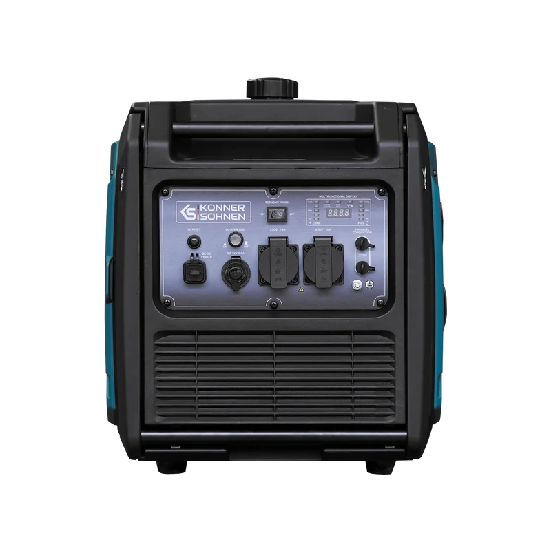 "Könner & Söhnen" LPG/Benzin-Inverter-Generator KS 4000iEG S - 3.5kW Nennleistung - Benzin / Gas Motor - 230V