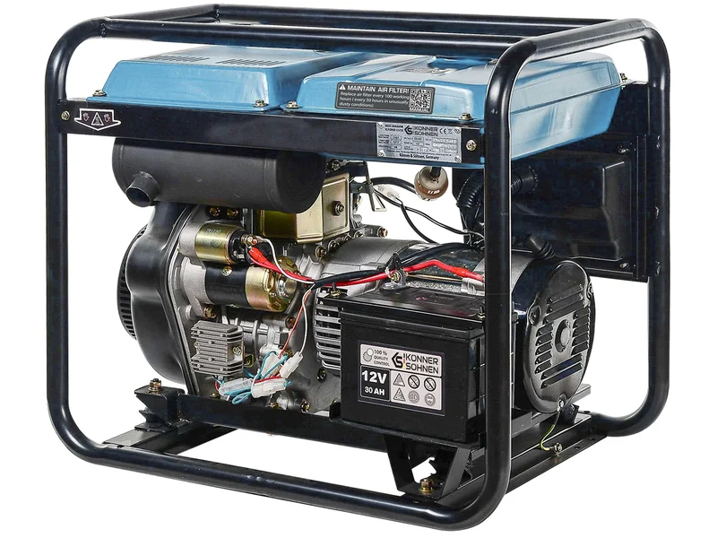 "Könner & Söhnen" Diesel-Generator KS 8100HDE-1/3 ATSR (EURO V) - 5/6kW Nennleistung - 230/400V