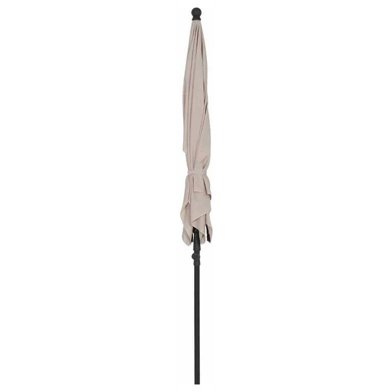 B-Ware Siena Garden City Mittelstockschirm anthrazit/natur 210x140cm UPF 50+
