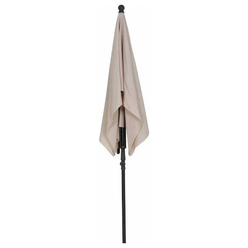 B-Ware Siena Garden City Mittelstockschirm anthrazit/natur 210x140cm UPF 50+