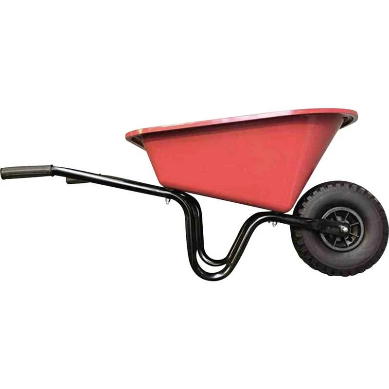 B-Ware FORT Kinderschubkarre Gartenwagen Rot 10kg Tragkraft Polypropylen 930x425x450mm