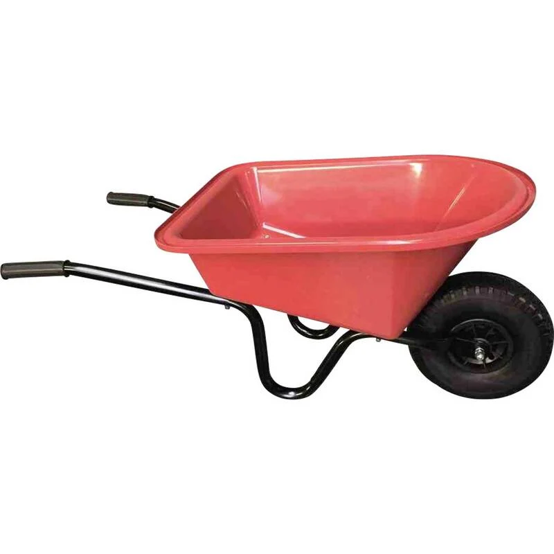 B-Ware FORT Kinderschubkarre Gartenwagen Rot 10kg Tragkraft Polypropylen 930x425x450mm