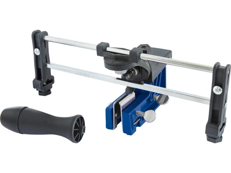 B-Ware LUX-TOOLS Sägekettenschärfgerät Kettensäge Schärfgerät Winkeleinstellung 35°