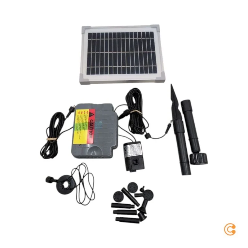 B-Ware Esotec Solar Pumpenset Palermo Teichpumpe Wasserspiel 330L/H Gartenbewässerung
