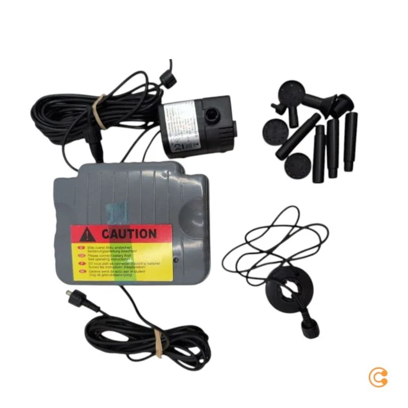 B-Ware Esotec Solar Pumpenset Palermo Teichpumpe Wasserspiel 330L/H Gartenbewässerung