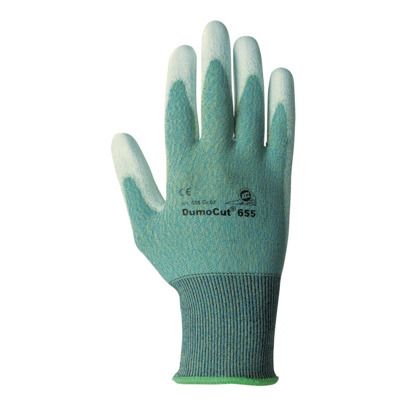 B-Ware Honeywell Schnittschutzhandschuhe DumoCut 655 Gr.8 grün-blau/weiß EN 388 PSA