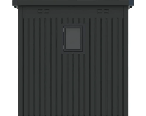 B-Ware Konsta Gartenhaus Geräteschuppen Grillhaus Frontseite 230x113x222cm anthrazit