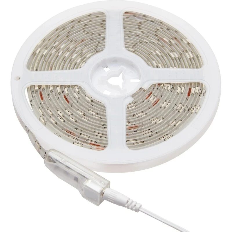 B-Ware LED Flexband RGB 5m mit Fernbedienung selbstklebend zuschneidbar 150 LEDs Lampe
