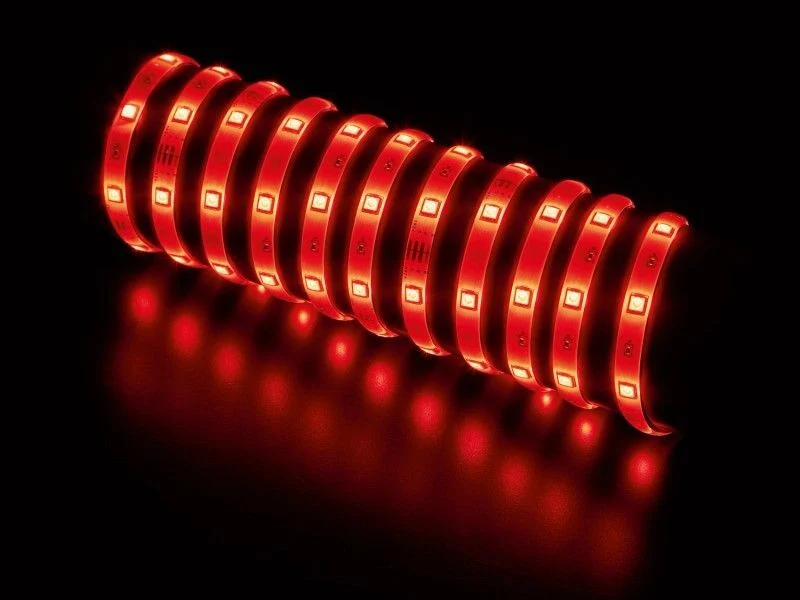 B-Ware LED Flexband RGB 5m mit Fernbedienung selbstklebend zuschneidbar 150 LEDs Lampe